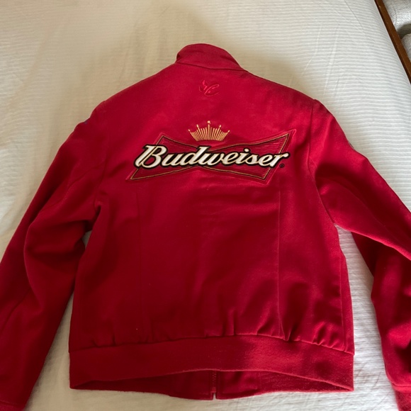 Vintage Nascar Budweiser Dale Earnhardt Jr Racing Jacket - Picture 3 of 3